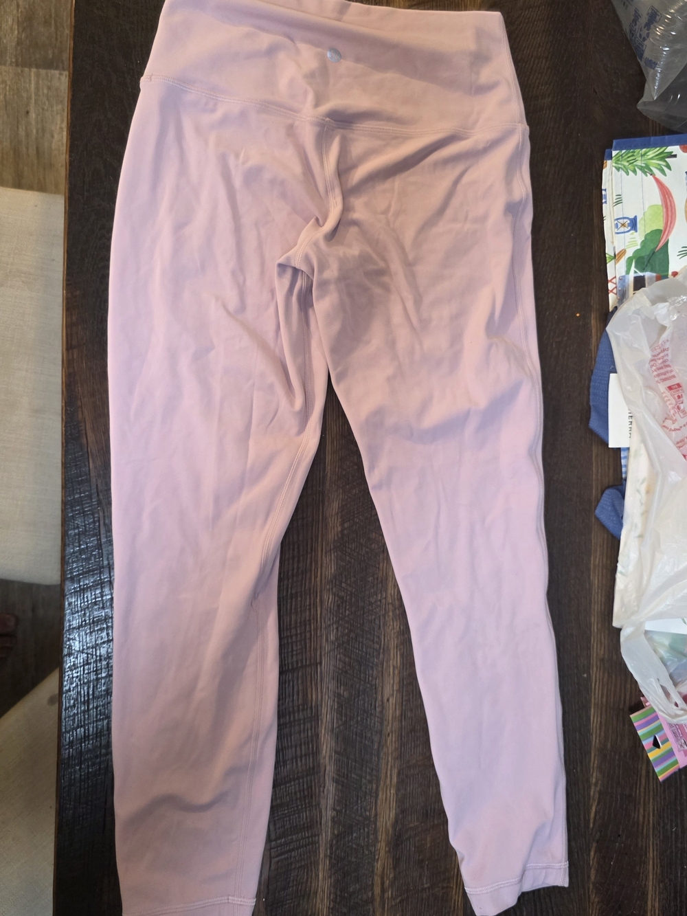 lululemon athletica Girls' Pale Pink Leggings